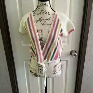 Like New SHEIN Cream Knit Sweater Size Large